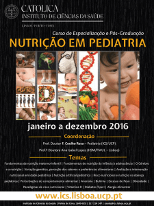 Prof. Doutor F. Coelho Rosa – Pediatria