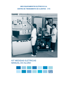 KIT MEDIDAS ELÉTRICAS MANUAL DO ALUNO