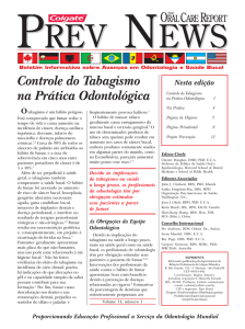 Controle do Tabagismo na Prática Odontológica