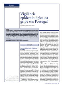 Vigilância epidemiológica da gripe em Portugal