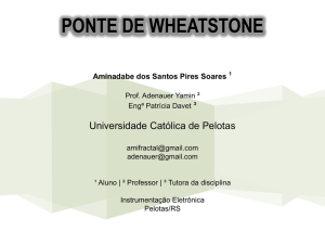 PONTE DE WHEATSTONE