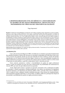 51 - a responsabilidade civil do médico e a (in