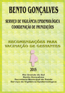 Recomendações para Vacinação de Gestantes