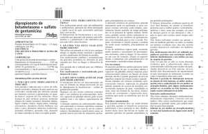 dipropionato de betametasona + sulfato de gentamicina