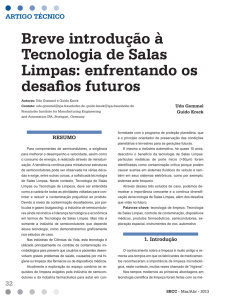 Breve introdução à Tecnologia de Salas Limpas