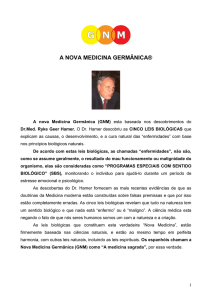 a nova medicina germ&acirc;nica