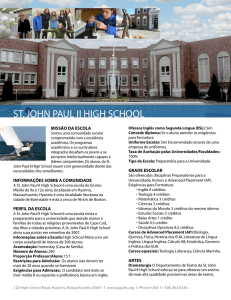 ST. JOHN PAUL II HIGH SCHOOL
