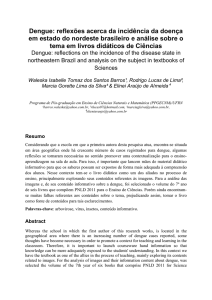 Dengue: reflexões acerca da incidência da doença em estado do