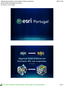Projecto Nós Propomos - Sociedade de Geografia de Lisboa