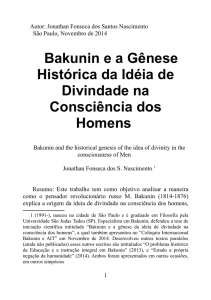 Bakunin e a Gênese Histórica da Idéia de Divindade