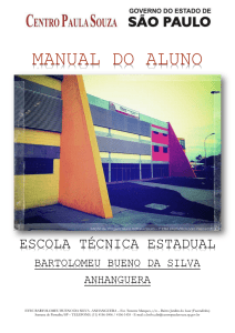 manual do aluno - ETEC Anhanguera