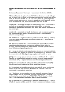 Resolução RDC-ANVISA nº 154, de 15-06-2004