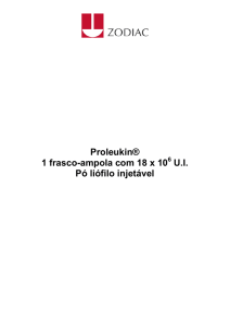 Proleukin® 1 frasco-ampola com 18 x 10 UI Pó liófilo