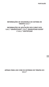 apenas para uso com os sistemas de terapia kci vac