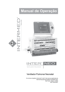 INTERMED™ Inter™ NEO ventilador pulmonar