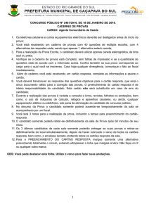 1 CONCURSO PÚBLICO Nº 2461/2016, DE 18 DE