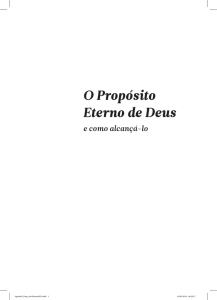 O Propósito Eterno de Deus