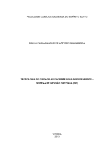 tecnologia do cuidado ao paciente insulinodependente