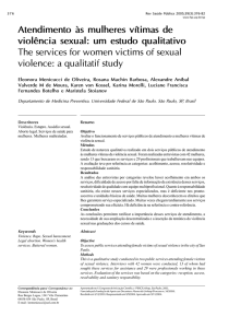 Atendimento às mulheres vítimas de violência sexual: um estudo