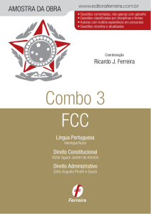 Combo 3 FCC - Editora Ferreira