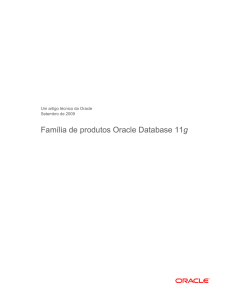 Família de produtos Oracle Database 11g