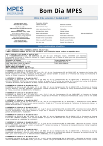 Diário Oficial MPES - 07/04/2017