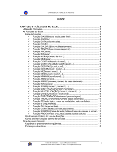 1 &Iacute;NDICE CAP&Iacute;TULO 5 &ndash; C&Aacute;LCULOS NO EXCEL