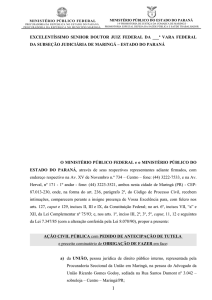 excelentíssimo senhor doutor juiz da ___ª vara federal da subs