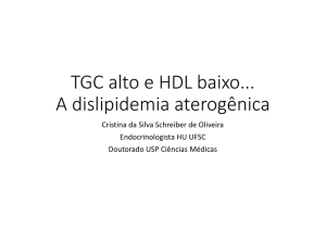 TGC alto e HDL baixo - SBEM-SC