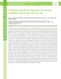 Transtorno específico de linguagem com herança autossômica