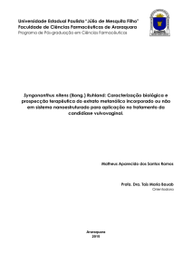 Universidade Estadual Paulista“Júlio de Mesquita - FCFAR