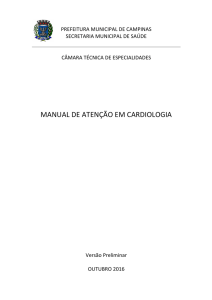 Manual de Cardiologia - Secretaria Municipal de Saúde