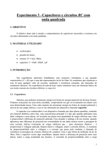 Experimento 3 - Física Experimental III Índice