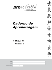 Caderno de Aprendizagem