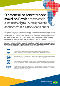 O potencial da conectividade móvel no Brasil: promovendo