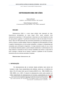 OSTEOSSARCOMA EM CÃES Fabio de Oliveira