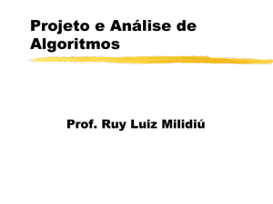 Projeto e Análise de Algoritmos - PUC-Rio