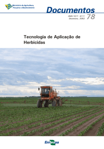 Tecnologia de Aplicação de Herbicidas.