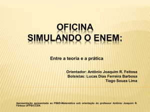 OFICINA PREPARAÇAÕ ENEM