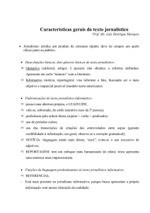 Características gerais do texto jornalístic1