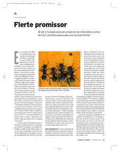 Flerte promissor - Revista Pesquisa Fapesp