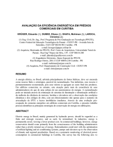 avaliação da eficiência energética em prédios comerciais