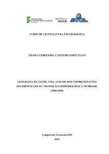 curso de licenciatura em geografia thaísa cerqueira castilho