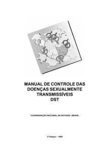 Manual de Controle das DST - Secretaria Municipal de Saúde