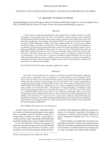 divulgação técnica puccinia cnici-oleracei em