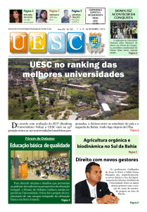 UESC no ranking das melhores universidades