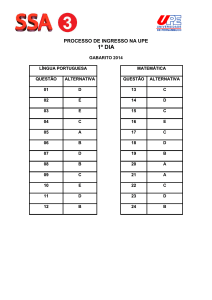 SSA3 - 1º Dia
