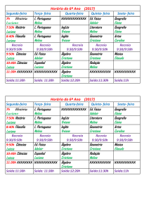 6º Ano - Educandário Eliane Nascimento