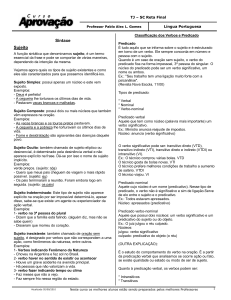 Sintaxe Sujeito - Curso Aprovação