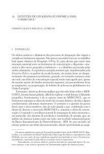 16. QUESTÕES DE GEOGRAFIA ECONÔMICA PARA O